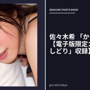 佐々木希 「かくしごと」【電子版限定カット「かくしどり」収録】