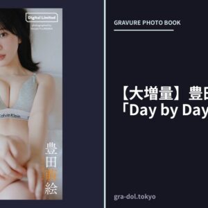 【大増量】豊田萌絵写真集「Day by Day」
