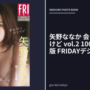矢野ななか 会えなくなるけど vol.2 100ページ完全版 FRIDAYデジタル写真集